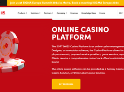 SOFTSWISS Casino Platform Screenshot 1