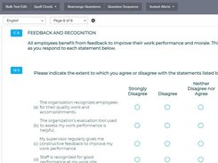 Survey Design Dashboard: Survey design with SoGoSurvey is quick, easy, and intuitive. To add comments or one of more than 25 question types, simply drag and drop from the left menu.