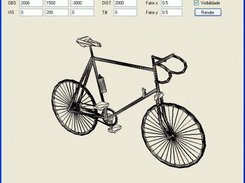 Bike model imported from 3ds file with 3ds2sol package.