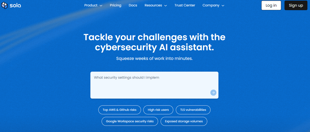 Sola Security Screenshot 1
