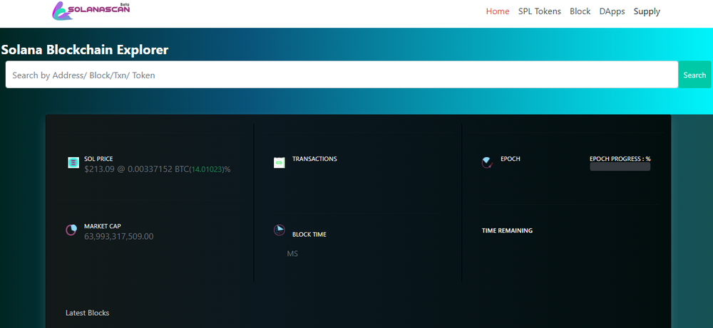 Solanascan Screenshot 1