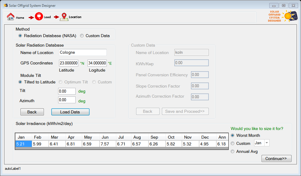 Solar Off Grid System Designer Beta Download Sourceforgenet