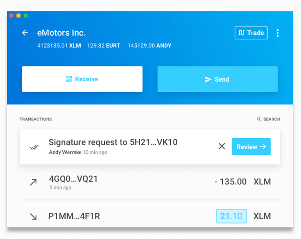 Solar Wallet Screenshot 1