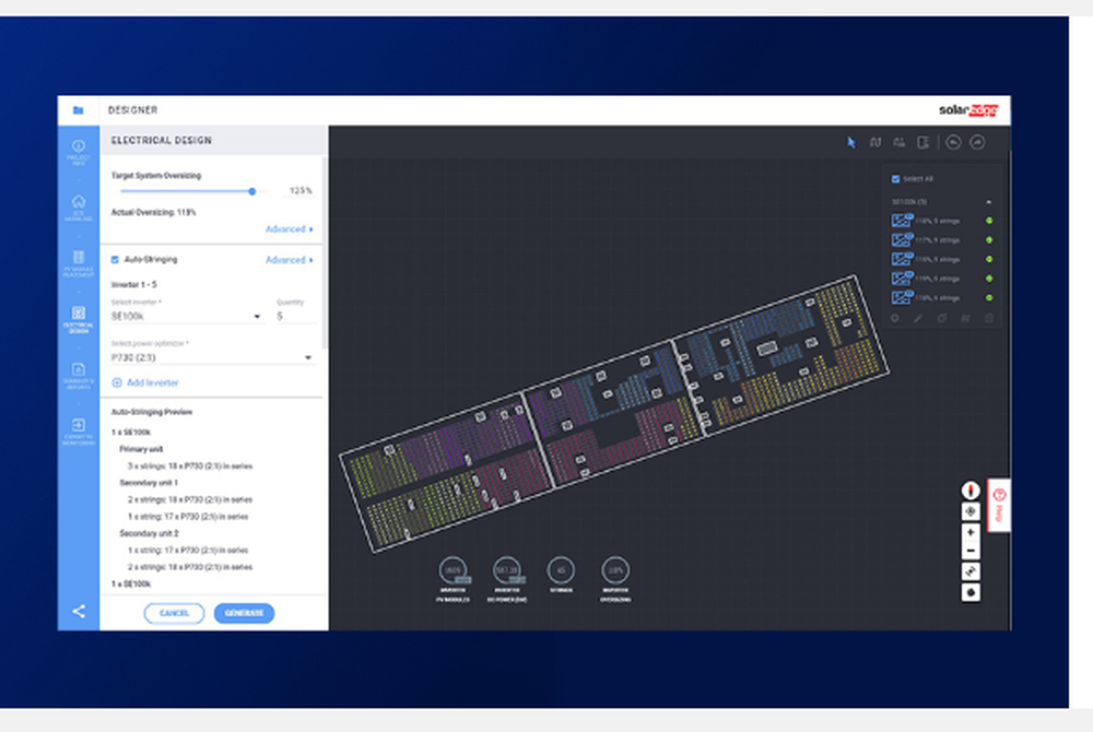 SolarEdge Designer Screenshot 1