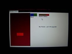 The puzzle game in progress.