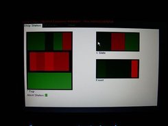 The Chief Enginner view of the ship's damage.