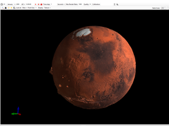 Mars with vertical exxageration