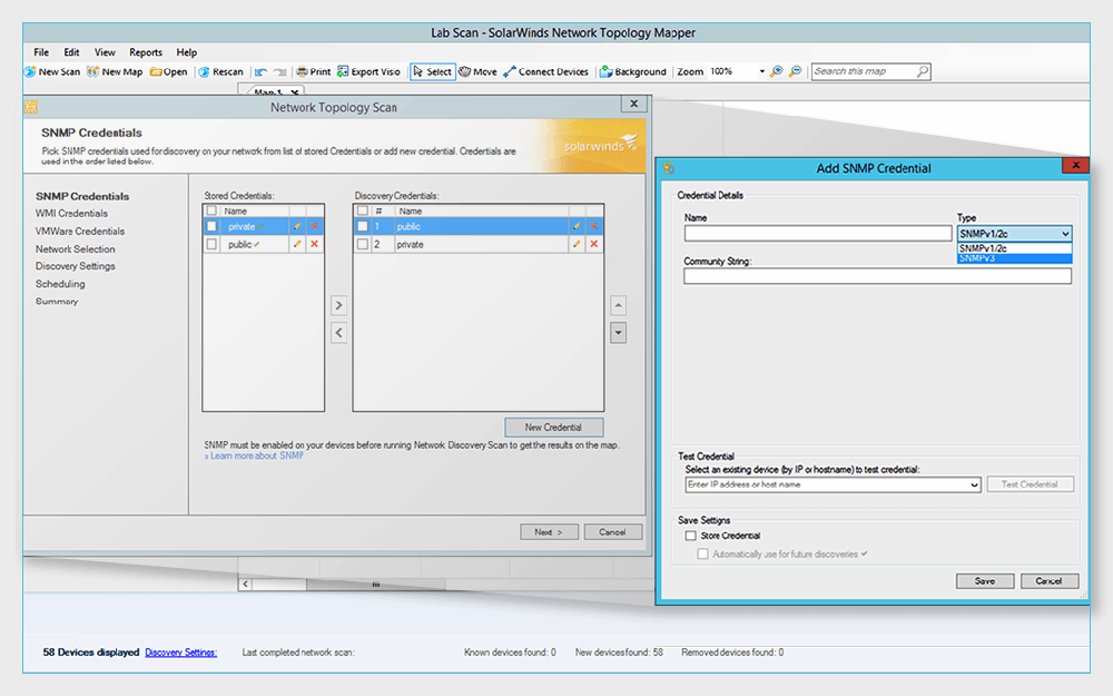 SolarWinds Network Topology Mapper Screenshot 1