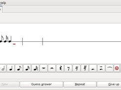 Rhythm dictation exercise.