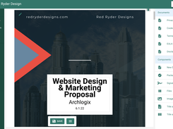 Full customizable proposals that can include graphics, legal documents, pricing options, signature capture and more