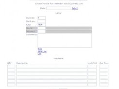 Create a New Invoice