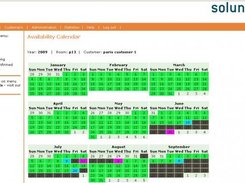 Calendar View per Year