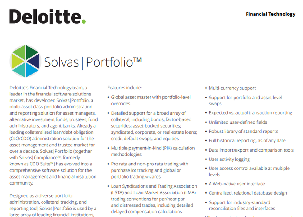 Solvas Portfolio Screenshot 1