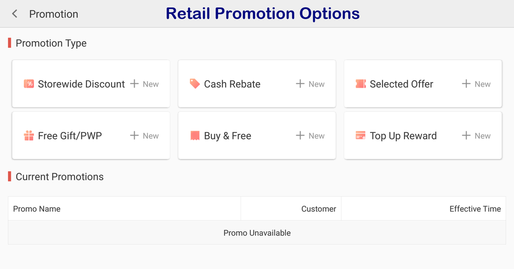 Retail : Promotion