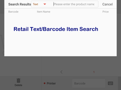 Retail : search item