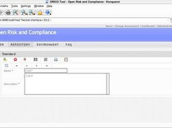 ORICO Webtool: Detailview of standards