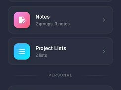 Mobile project navigation