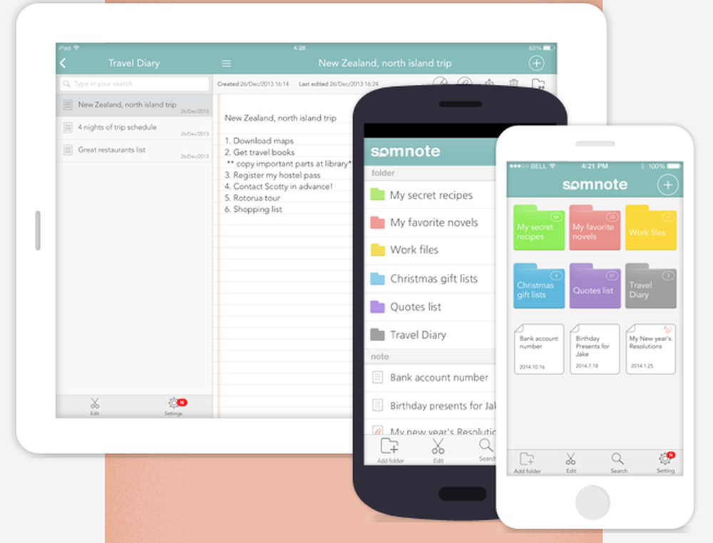 SomNote Screenshot 1