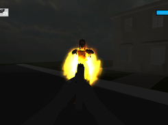zombie on fire