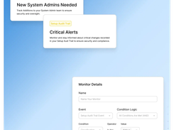 Customized Monitors - Build bespoke monitors to keep track of the changes your team cares about.