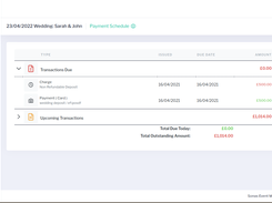 Couples transaction overview