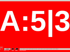 Beats other than the first one flash in red. This helps to keep the orientation for when the next bar comes. The number of bars still to do for this repetition are written on the right of the |.
