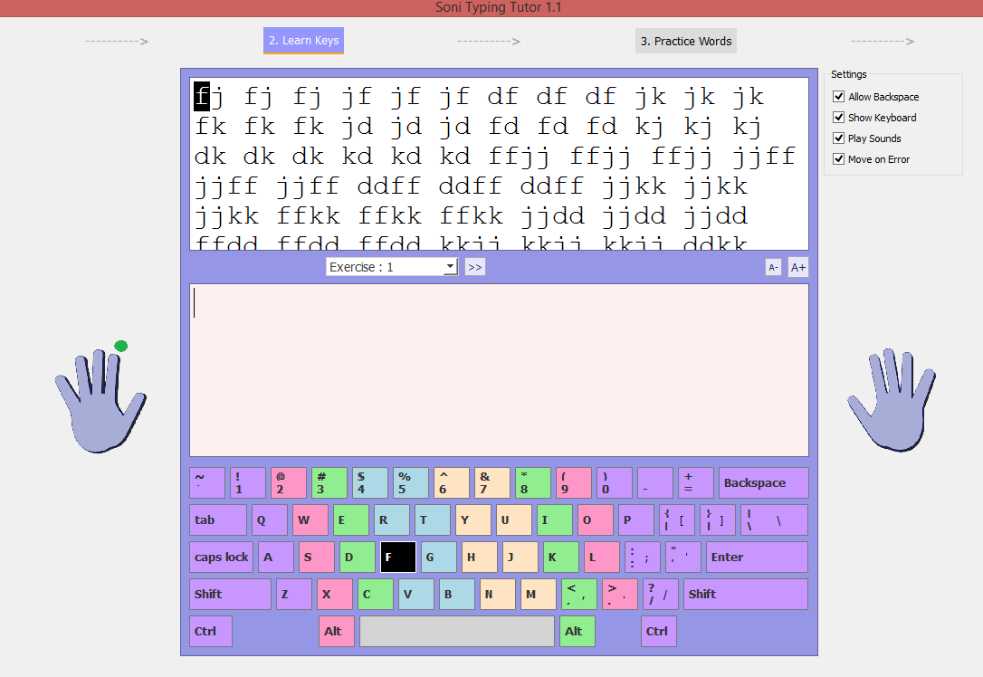 Soni Typing-Tutor download | SourceForge.net