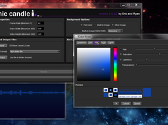 main screen with new color picker and preview