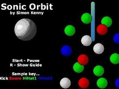 View of Sonic Orbit with default drum loop(v0.3.3)