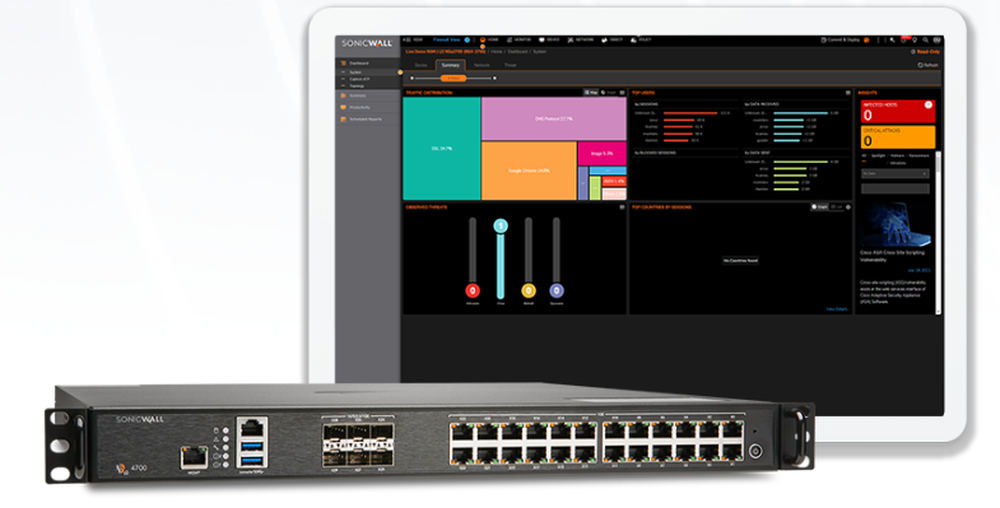 SonicWall Analytics Screenshot 1
