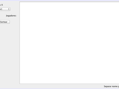 Tela de Sorteio de Times