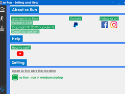 so Run - Setting v.1.1.2.0 