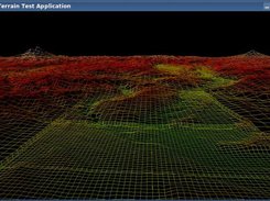 Chunked LoD algorithm: Wireframe rendering.