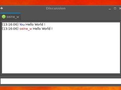 A dialog window