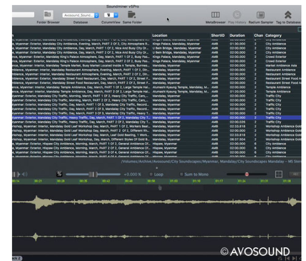 Soundminer Screenshot 1