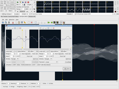 Sample editor tab with Loop Factory window