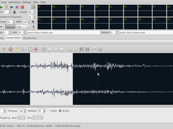Sample editor with a stereo sample