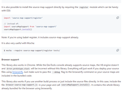 Source Map Support Screenshot 1