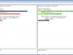 SourceDiff comparing the example source files.
