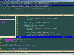 The IDE built of the Source Explorer, Taglist and Quickfix
