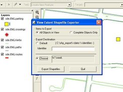 Example of ViewExportGUI interface 