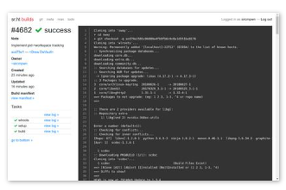 sourcehut Screenshot 1