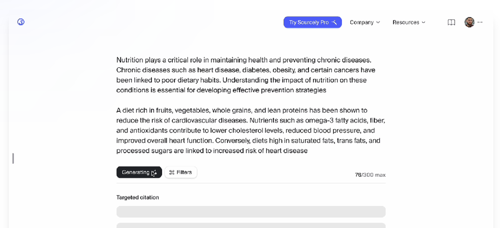 Sourcely Screenshot 1