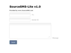 SourceSMS-Lite | Send SMS with PHP Screenshot 1