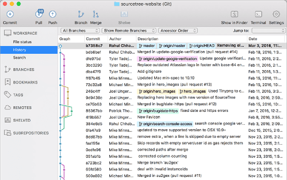 Sourcetree Screenshot 1