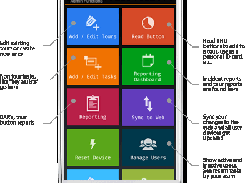 SOVA mobile security admin dashboard