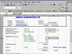 SP Estimating Screenshot 1