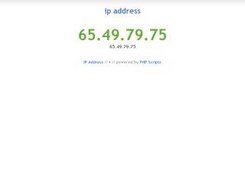 Scriptplazza IP Address Script Screenshot 1