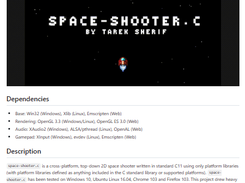 space-shooter.c Screenshot 1