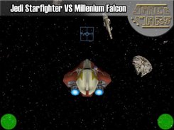 Jedi StarFighter VS Millenium Falcon